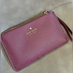 Kate Spade burgundy leather wallet clutch wristlet Photo 0