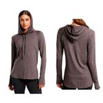 Athleta Uptempo Cowl Neck Long Sleeve Hoodie Size Small – Flora Mauve Photo 1
