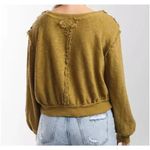 Free People  Golden Road Curly Willow Oversized Cardigan, Size Medium Photo 1