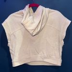 Women's Cream Sleeveless Hoodie Photo 4