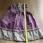 Kimchi Blue  Purple/Gray Strapless with Lace Dress Sz o Photo 5
