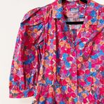 NWT LHD Casitas Printed Cotton Blend Poplin Mini Dress Size 4 Photo 4