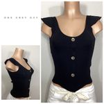 New. One Grey Day black sweater tank. Small. Retails $148 Photo 1
