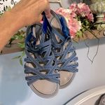 Bare Traps Sammie Strappy Blue Comfy Walking Sandals Photo 0