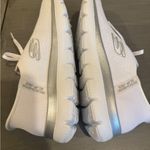 Skechers Hands Free Slip-ins Summits Night Chic Sneaker Shoe White/Silver 8 NWOB Photo 4