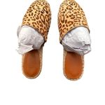 Gap Leopard Print Espadrille Mule Slide-On Flats Size 9 Photo 9