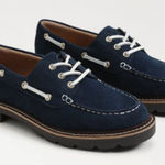 Sam Edelman NEW $130  Fay Boat Loafer Navy Suede In Blue Photo 0