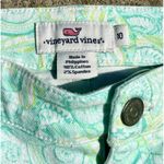 Vineyard Vines Women’s Beachcore Shell Print Denim Pants - Size 10 Photo 1