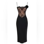 House Of CB  'Nikita' Black Satin‎ and Lace Corset Dress NWOT Size M Photo 10