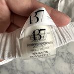 437 White Tie Shoulder Bikini Top Photo 6