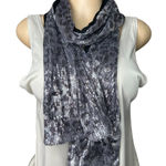 Apt. 9 #791  Leopard Print Black and Silver Sequin Scarf Photo 0