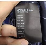 Club Monaco Dress Womens Maxi Cold Shoulder V Neck Blue Floral Size 2 Photo 5