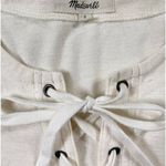 Madewell Women's Libra Beige Lace-Up Tunic Tee - S EUC Photo 11