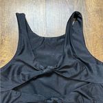 Beach Riot  Sports Bra Top Sz Medium Black Shimmer Sparkle Twist Knot Open Back Photo 10