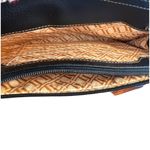 Tignanello Social Status Black Taupe Crossbody Bag Magnetic Snap Front Pocket Photo 4