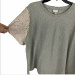A New Day gray & sequins sleeves sweatshirt XXL Photo 3