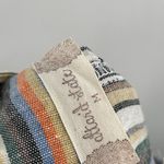 Anthropologie Altar'd State Asymmetrical Button Front Striped Retro Mini Skirt Slit Pockets Photo 4