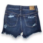 American Eagle  Hi-Rise Shortie Distressed Cut Off Jean Shorts Size 0 Photo 7