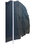 Catherines 1X Black Open Front 3/4 Sleeve Sheer Trim Hem Tunic Cardigan Top Photo 5