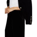 Elie Tahari ππ The Veronica Velvet Wide-Leg Pants ~ Noir Black Large L NWT Photo 5