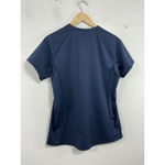 Womans Fit Scrubs Evrpur Large Navy Short Sleeve Top V Neck Blue Photo 1
