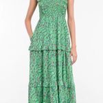 36.5 Banjanan Iris Tiered Ruffled Dress, Organic Cotton Size L New w/Tag Retail $ Photo 6