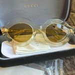 Gucci Authentic 53mm Cat Eye 'Porto Cervo' transparent Acetate Sunglasses Photo 9