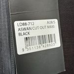 LIONESS  Aswan‎ Cut Out Maxi Dress Black Linen Blend Sz S NWT Photo 4