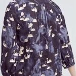 Maeve  swan blouse 100% cotton Photo 1