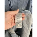 Quince Distressed Blue Denim Shirt Dress Size XS Chambray Summer Teacher Work Photo 5