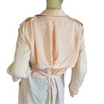 NEW YORK & COMPANY BLUSH LIGHWEIGHT BELTED TRENCH COAT JACKET (L) Orange Size L Photo 8