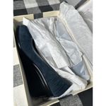 New Size 8 M Kate Ann Leah Mid Wedge Pump Comfort Shoe Pleated Suede Blue Photo 2