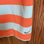 Nike  Golf Tour Performance Women’s Size Large~Striped Polo~Dri-Fit Blue Orange Photo 2