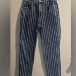 American Eagle  Outfitters Blue and White Striped Men's Jeans Photo 1