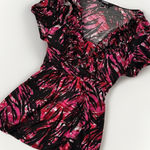 My Michelle Vintage  Women Y2K Fairy‎ Babydoll Top Medium Coquette Ruffle Floral Photo 0