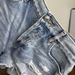 PacSun  Women's Vintage High Rise Distressed Booty Shorts Size 25"Button Fly Jean Photo 5