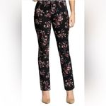 Bandolino 🎄 Black and Pink Floral Pants Photo 1