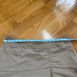 Athleta Wherever Ruched Golf Layered Active wear Skort Skirt beige tan Sz 12 Photo 7