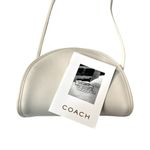 Coach Vintage Half Moon Kimball Crossbody Purse Bone White Photo 7