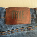Frye Women's Button down Denim Skirt Size 2 Blue dark wash mid rise Photo 4