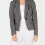 Le Suit Size 8 Black & White Long Sleeve Lined 1 Button Closure Jacket B… Photo 0