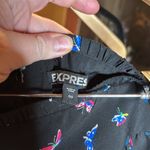 EXPRESS Butterfly Lined Black Flutter Shorts Size 00 Photo 6