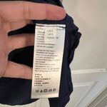 Anthropologie S Navy Split-neck High-Low Tunic Tee Oversized Photo 8