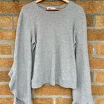 ALC Frank Alc Ruffle Sleeve Grey Sweater medium Photo 0