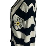Leslie Fay Leslie fray vintage daisy striped button cardigan size 2X. Photo 3
