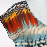 One World  Multicolor Boho V Neck Blouse Size Small Photo 6