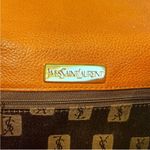 Rare Vintage YSL Cassandra Cognac Braided Shoulder Bag Brown Photo 13