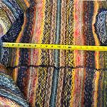 Figwood Multicolor Striped Open Front Waterfall Cardigan Sweater Mohair Blend Blue Size undefined Photo 6