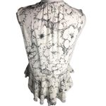 Lucky Brand Floral Print Babydoll Sleeveless Tank Blouse Photo 3