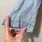 Skies Are Blue  Urban Outfitters Chambray Pullover Blouse Womens S Beachy Casual Photo 3